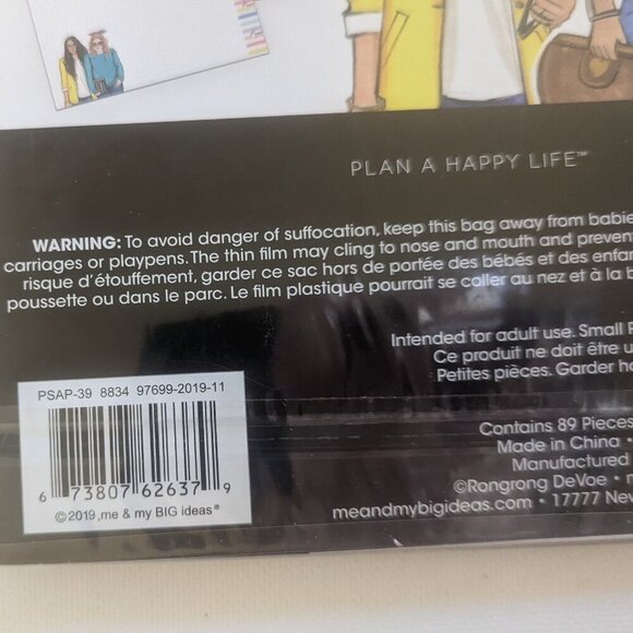 NWT Happy Planner Rong Rong 89 pc Classic Accessories Stickers Bookmark Fashion - Picture 8 of 8